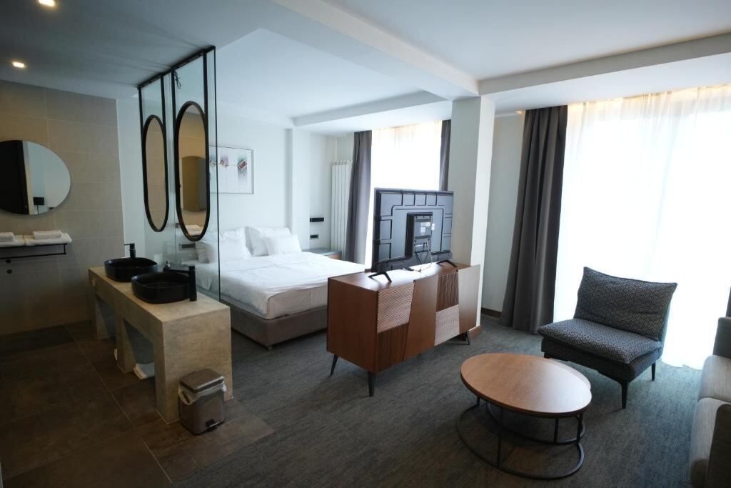 Renovated guest room at Hotel Pljevlja, view 3